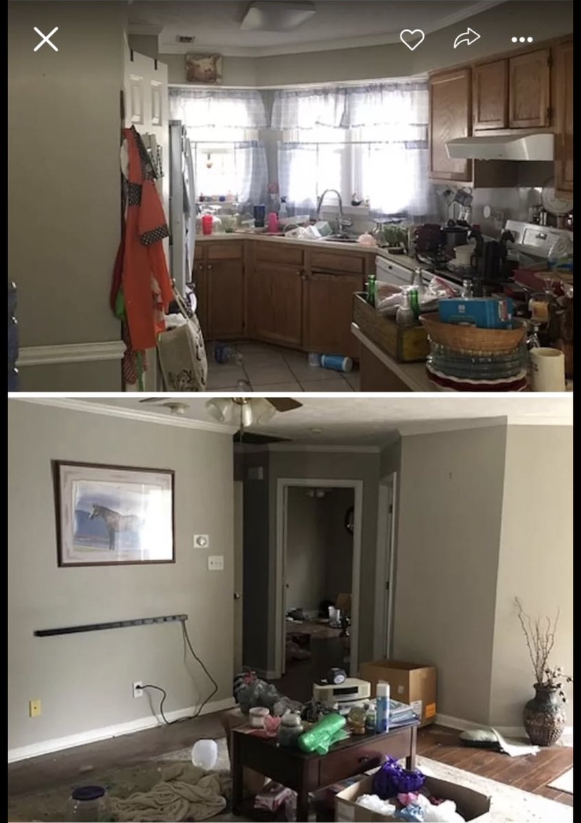 RainyNarnia's tweet photo. I’ve finally figured out why realtors only post pics of the outside of some houses 🤦🏼‍♀️

#FreeGarbage #RatsIncluded https://t.co/RlwE4qUp7s
