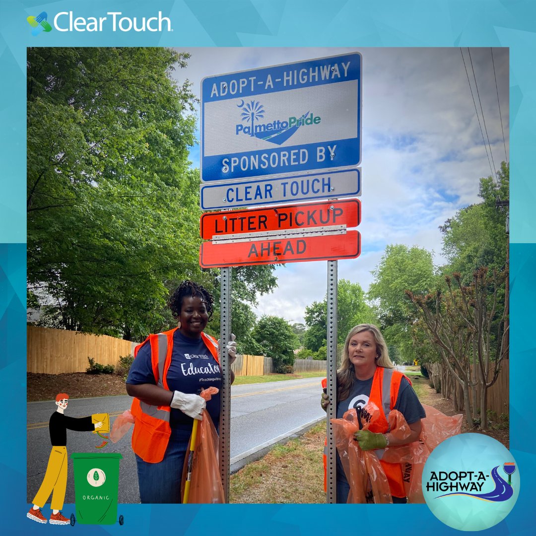 GetClearTouch's tweet image. Another edition of “Adopt a Highway!”
-
Our team hit the streets last week in an attempt to clean up our #community! 

#interactdifferently #getcleartouch #bornbrilliant  #roadcleanup #adoptahighway