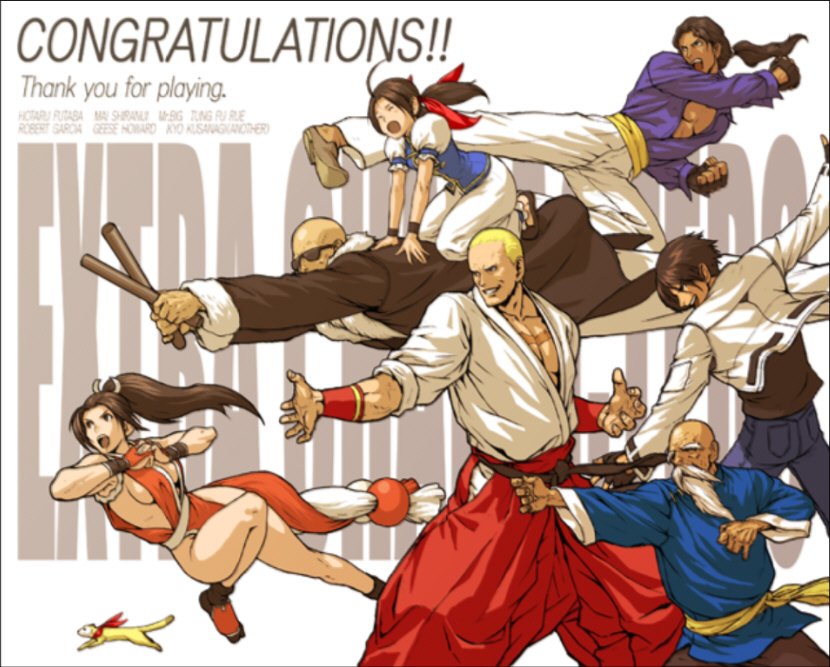 🌏 The King of Fighters XI New Challengers Ending Artwork. #kof