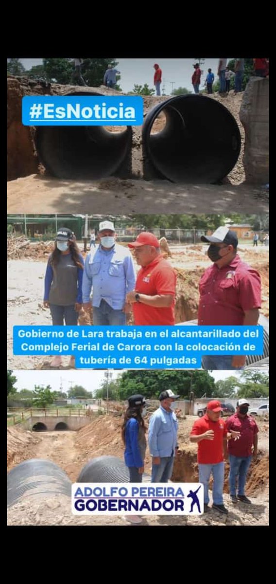 Ajá aquí está quienes de Verdad están atendiendo Nuestro Municipio... Mientras el Alcalde electo en sus 180 Días solo habla de ferias y bochinche... Solo el Gobierno Revolucionario es el que está atendiendo a nuestro pueblo...
Y Alcalde. Es que hay
<a href="/AdolfoP_Oficial/">Adolfo Pereira Gobernador</a> <a href="/Elifervasquez/">Elifer Vasquez</a>