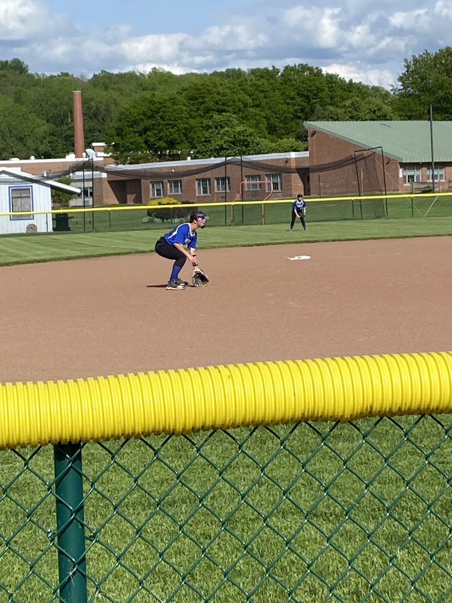 Belfast/Genesee Valley strikes first with three runs in the top of the first. #LetsGoBullsogs