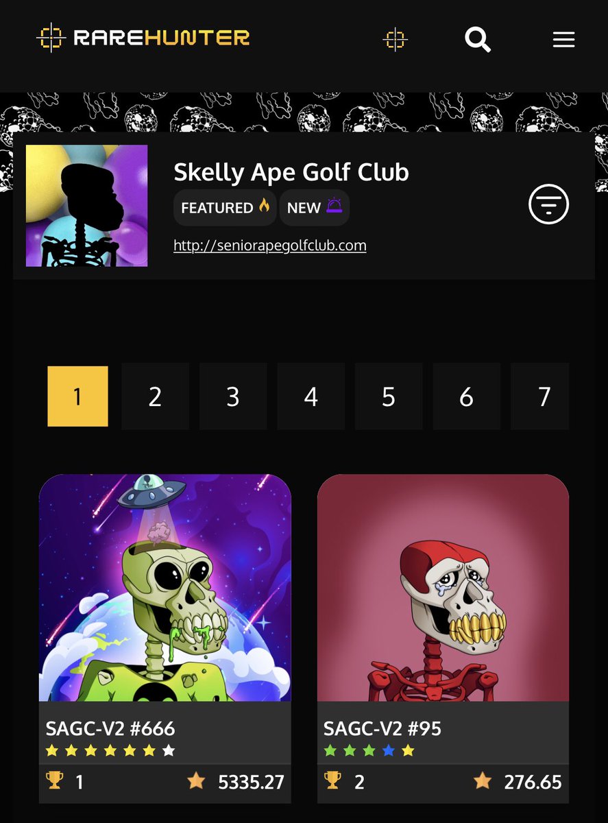 SAGC X Rare Hunter 🦾 

We've partnered with 
<a href="/SeniorApeGC/">Senior Ape Golf Club NFT | SOLD OUT</a>
 to be their Official Rarity Partner!

And... We're giving away 1x SAGC NFT now! 

To enter:
1. Follow 
<a href="/Rarehunterio/">RareHunter.io</a>

2. Follow 
<a href="/SeniorApeGC/">Senior Ape Golf Club NFT | SOLD OUT</a>
3. Like, Retweet &amp; Tag 3 friends