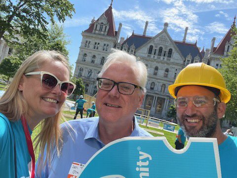SenatorOMara's tweet photo. Thank you again to @HabitatNYS for the opportunity earlier today to participate in #CapitolBuildDay and join all of you in helping to raise awareness of your important work! https://t.co/66dG2BuneY