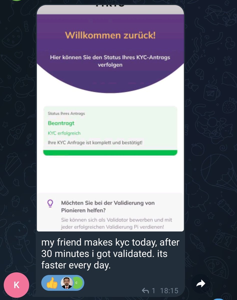 Multiple #Pioneers reporting #KYC invites and Validators getting houndreds of tasks today to validate and check. 

This is great. ❤️💎🚀🚀

#pi #pinetwork #minepi #crypto #buildpi2gether #blockchain