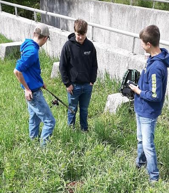 CentralCSD's tweet image. Fishing at Volga Lake on the last day of the school year.