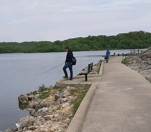CentralCSD's tweet image. Fishing at Volga Lake on the last day of the school year.