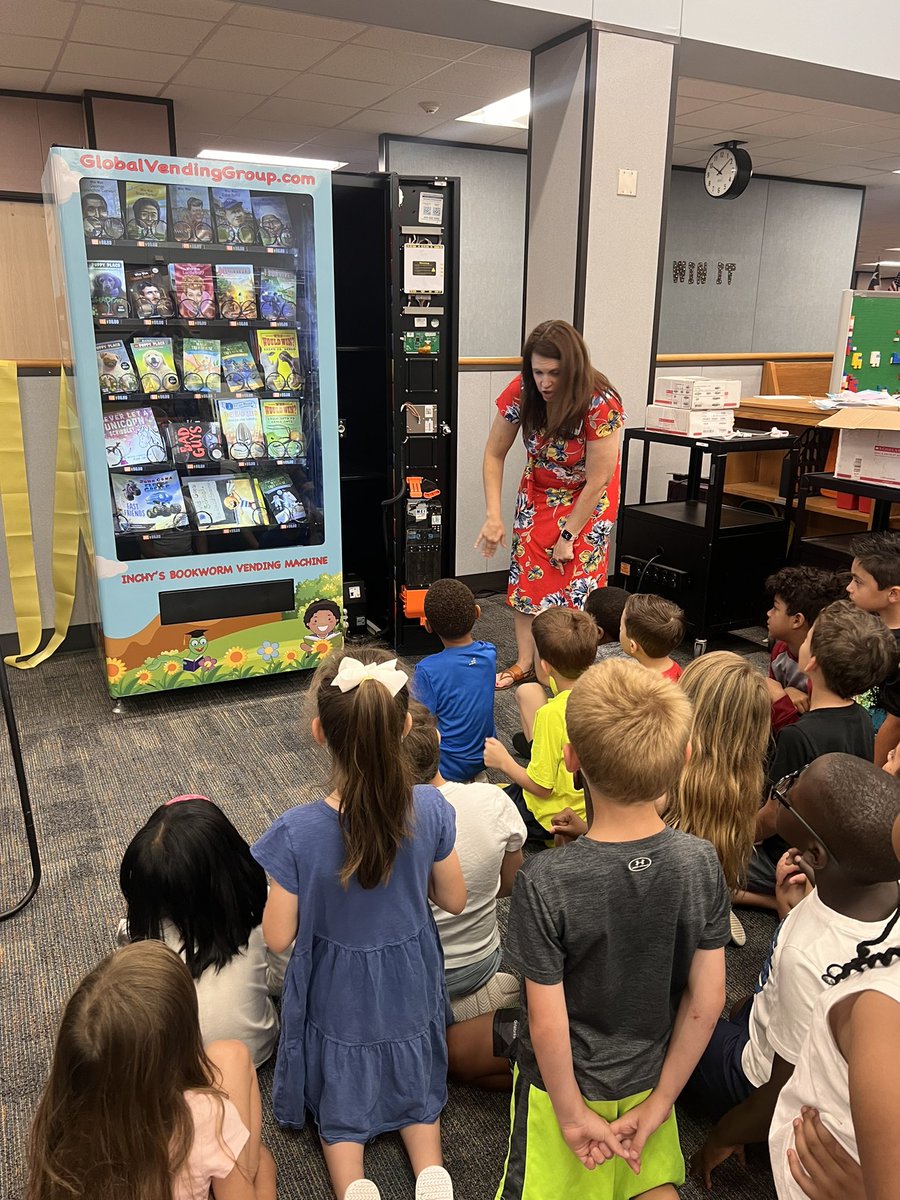 Abby McGriff (@abbymcgriff) on Twitter photo <a href="/AultElem/">Ault Elementary</a> is so blessed to have <a href="/KalerCourtney/">Courtney Kaler</a> as our librarian! My ss have been eyeing the book vending machine and noticed today it was full of 📚 Mrs. Kaler came out and gave us our own little tour <a href="/CyFairISD/">Cypress-Fairbanks ISD</a> 💕 <a href="/AultElem/">Ault Elementary</a> is so blessed to have <a href="/KalerCourtney/">Courtney Kaler</a> as our librarian! My ss have been eyeing the book vending machine and noticed today it was full of 📚 Mrs. Kaler came out and gave us our own little tour <a href="/CyFairISD/">Cypress-Fairbanks ISD</a> 💕