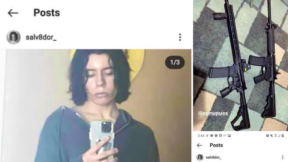 abrahammedellim's tweet photo. Tiroteo en Texas 🇺🇸 🚨 
Se llamaba..Salvador Ramos de 18 años, fue abatido por los policías de Uvalde Texas.
El se preparó en casa y asesinó a su abuela, procedió en ir a su colegio, a la 1pm  mató a un profesor, un niño e hirió a 13 niños más, los cuales confirmaron que murieron https://t.co/7EpxerkOoV