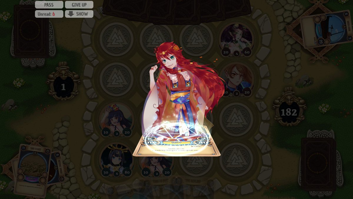 Kamigami is a mythological strategical card game! Play offline in a campaign mode, or online on a ranked system! The game demo is already available on:
Steam: store.steampowered.com/app/1816050

#indiegame #cardgame #anime #animegirl #indiegamedev #gamedev