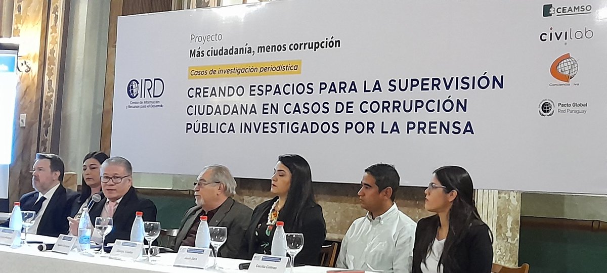 teresaraidan05's tweet photo. Creando espacios para la supervision ciudadana en casos de corrupción pública investigados por la Prensa....PROYECTO Más ciudadanía, menos corrupción USAID - CIRD- CONCIENCIA VIVA- CEAMSO- CIVILAB - PACTO GLOBAL.... https://t.co/jBVKDNM0vx