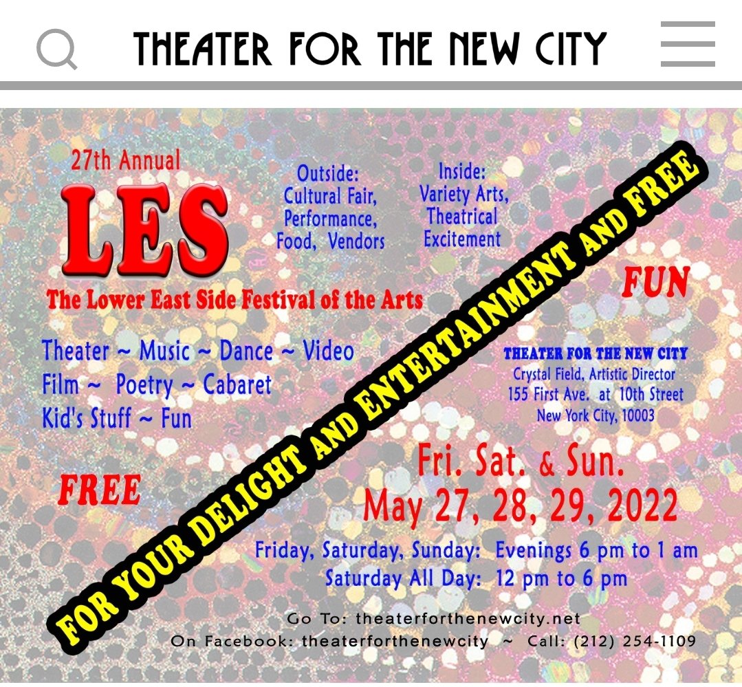 artistsexposed's tweet photo. I will be kind of closing out the weekend long
Lower East Side Festival of the Arts
I'll be going on Sat May 29 @ 11 pm.
Theater for the New City, 1st Avenue between 9th and 10th streets
#lesfestival #theaterforthenewcity #lifeoftym #gaymoviestar #lgbtactivist
@tymmoss https://t.co/SojesnMpu5