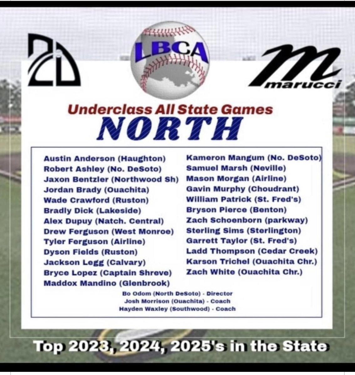 Congrats to Parkway’s Zach Schoenborn, for his selection to the LBCA Underclass All State Games