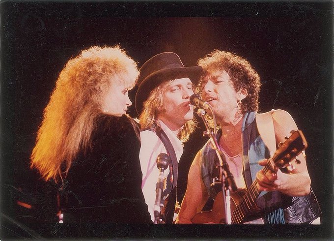 Happy Birthday Bob Dylan!
Stevie Nicks, Tom Petty, & Bob Dylan, 1986 