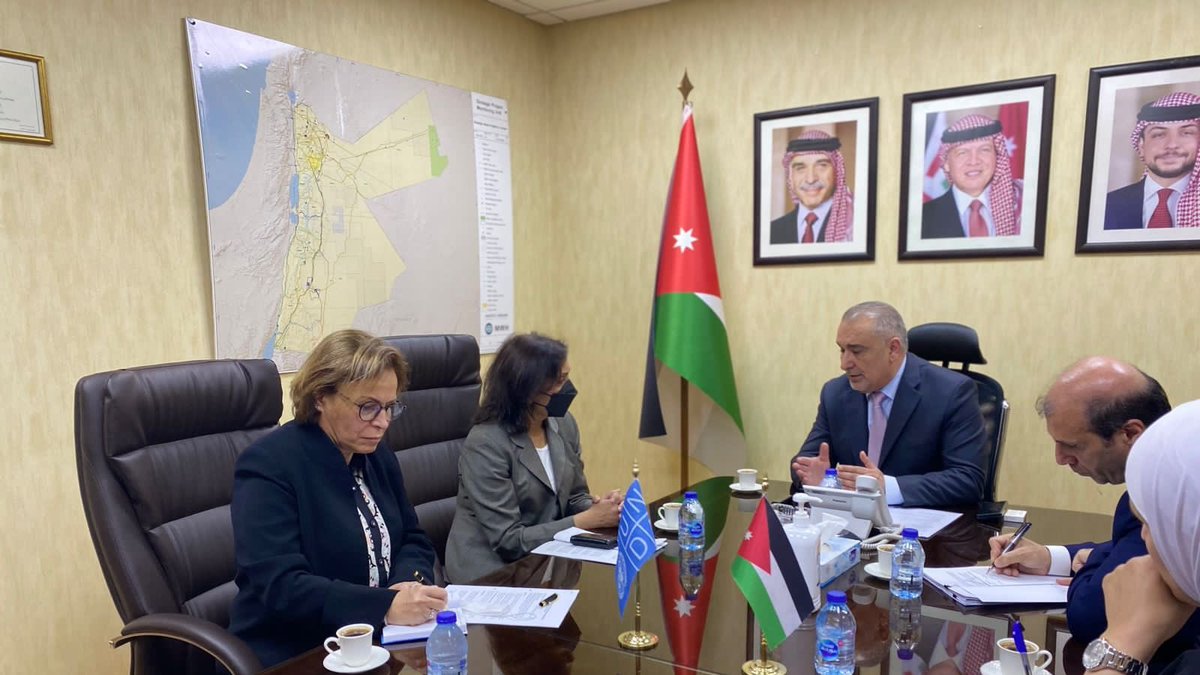 Great pleasure to meet HE Jordan's Min. of Planning &amp; Int’l Cooperation <a href="/MoPIC_Jordan/">Ministry of Planning and International Cooperation</a>

We discussed shared priorities to support Jordan’s #EconomicReform &amp; strengthen <a href="/UNDP/">UN Development</a> ’s support to Jordan’s #SustainableDevelopment efforts through the <a href="/UNDPJordan/">UNDP Jordan 🇯🇴</a> new Country Program 2023-27