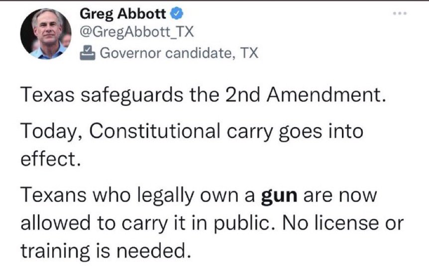 <a href="/GregAbbott_TX/">Greg Abbott</a> <a href="/TxDPS/">Texas DPS</a> Fuck you and your grief.