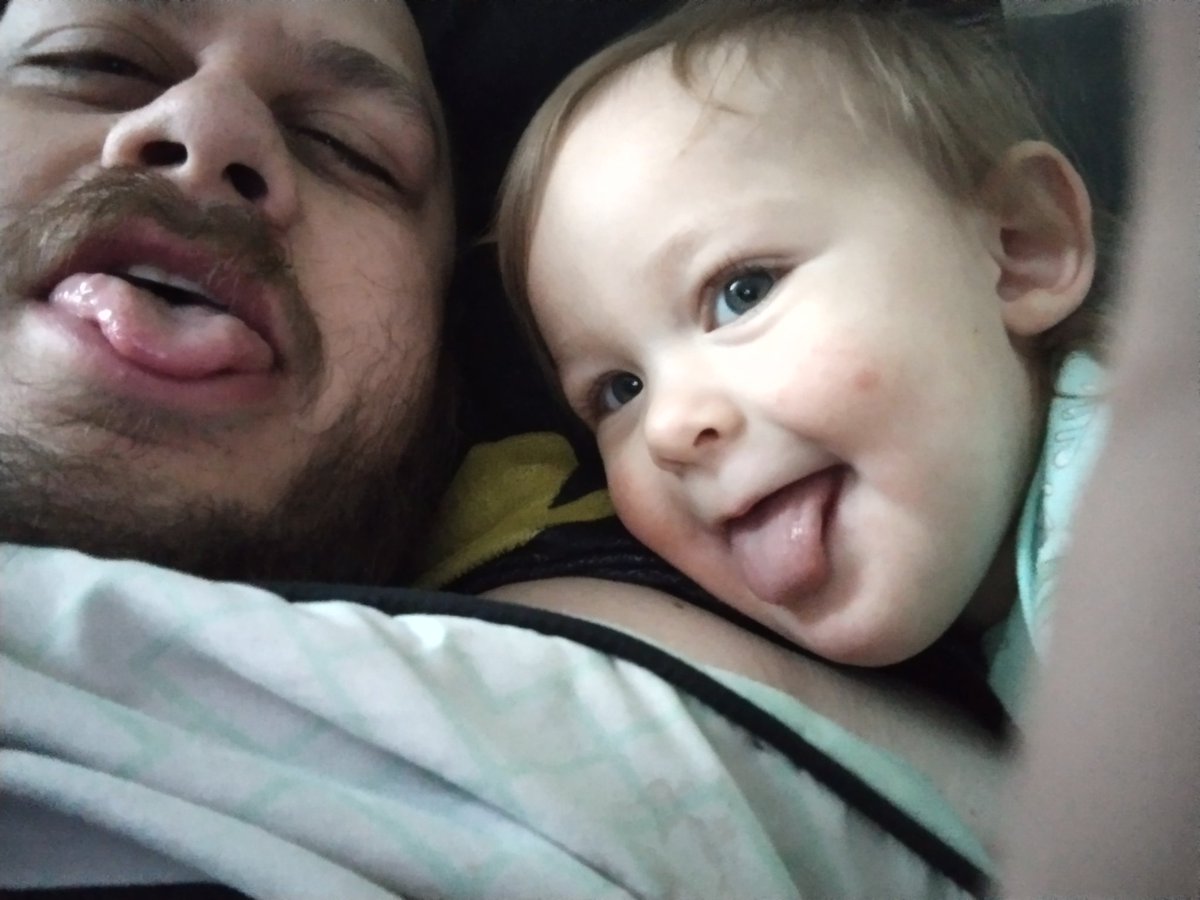 steviemike86's tweet photo. Daddy and babygirl being silly
#babyassassin #dadlife #championsclub https://t.co/jKHxhATIl3