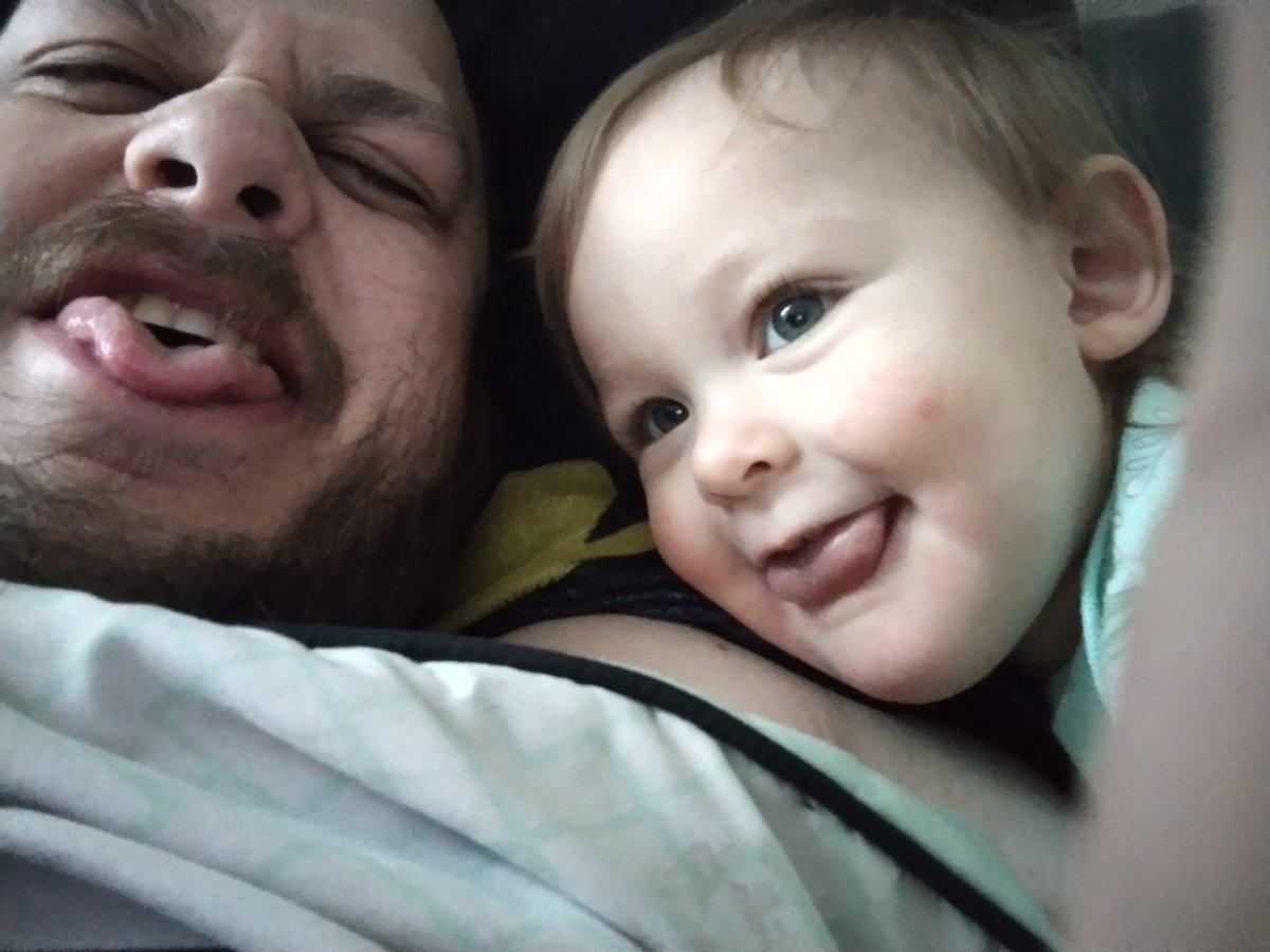 steviemike86's tweet photo. Daddy and babygirl being silly
#babyassassin #dadlife #championsclub https://t.co/jKHxhATIl3