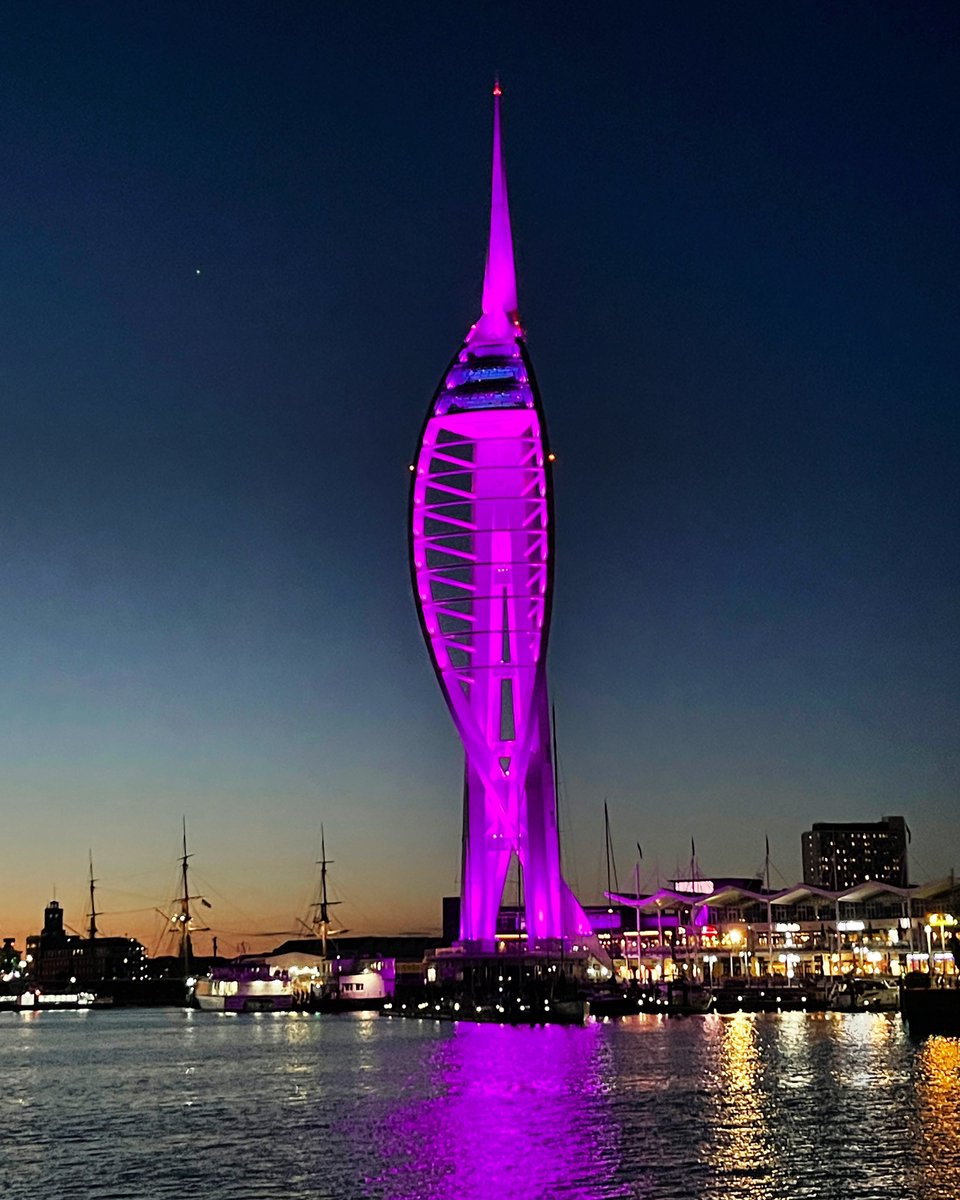 Tonight we are lighting the Tower purple in loving memory of Karen Ann Duff. To shine a light for Aneurysm Awareness. #aneurysmawareness #aneurysm