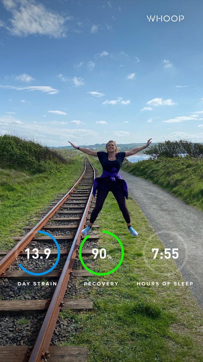Whoop whoop 🙌 a week in the green. Clean eating and daily exercise is a winning combination again 💚💚💚 #whoop @whoop #inthegreen #unlockyourself