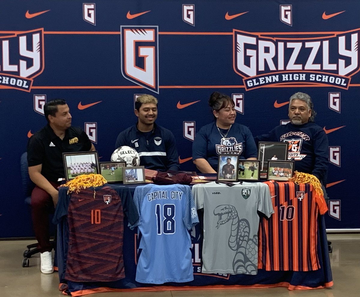 GrizzFC's tweet photo. Congratulations to @ferney_r7! Continuing his career at @HTSoccerRams…can’t wait to see on the pitch @LISD_AD @LISDActivities https://t.co/XElEF1b4L9