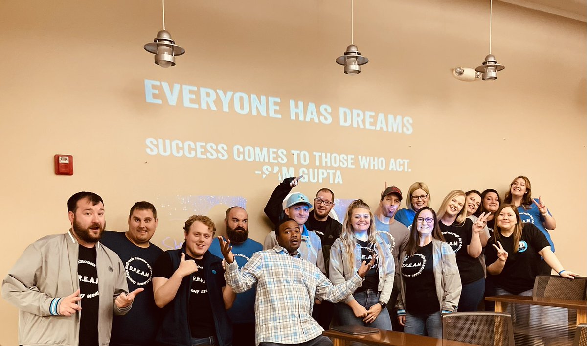 This team was great Happy Final Day to my DREAM group can’t wait to see where we go next!! #Dream2022 #LifeAtAtt #AlwaysGrowing <a href="/KattiaS_Ramirez/">Kattia S. Ramirez</a> <a href="/NickTalick/">Nick Talick</a> <a href="/donnierandazzo3/">Donnie Randazzo</a> <a href="/KAMOkonnects/">𝐾𝐴𝑀𝑂</a> <a href="/KattiaS_Ramirez/">Kattia S. Ramirez</a> @JessicaFaire10 <a href="/BretMcdavid/">Bret Mcdavid</a> <a href="/HayleyHare/">Hayley Rice</a> <a href="/gavo_parr/">Gavin Parr</a> <a href="/benfhoward/">Ben Howard</a>