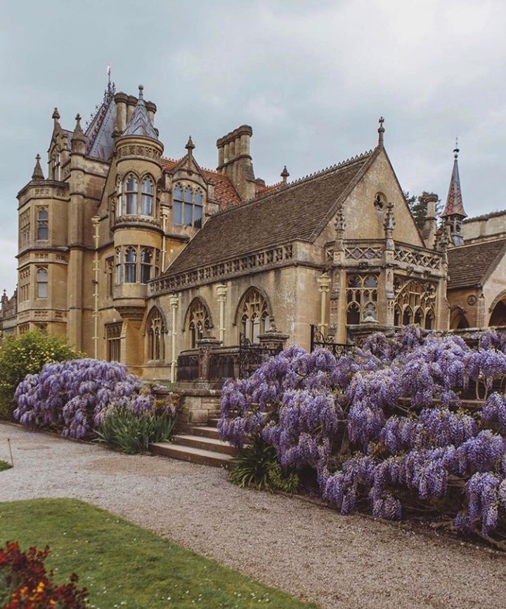 Purple Gothic Victorian House
