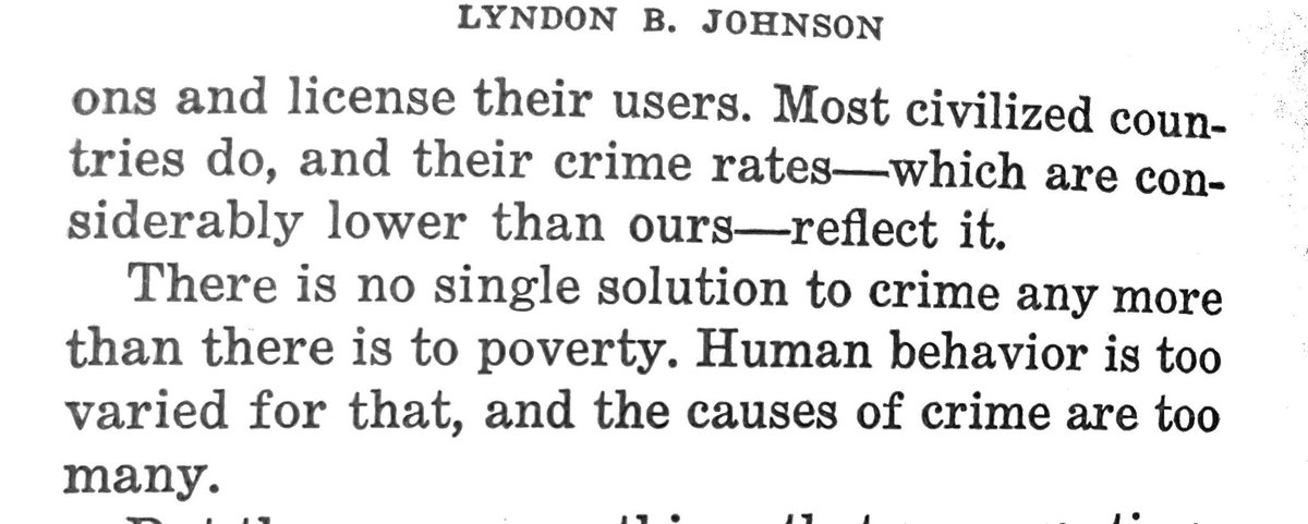 vptevo's tweet image. LBJ on Gun Control in 1969