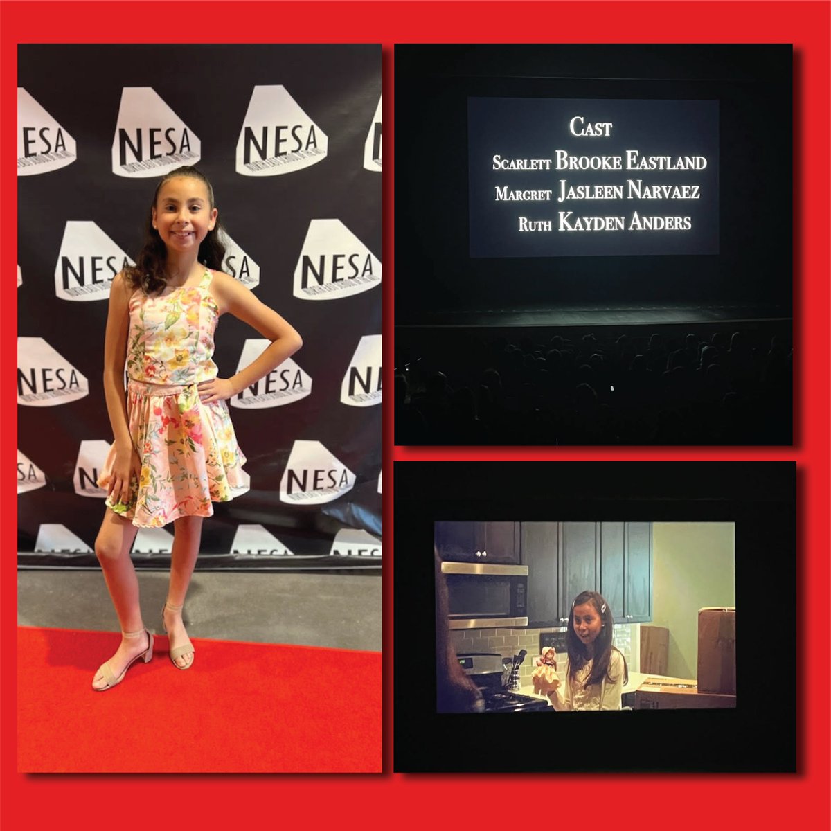 TXActorsWorks's tweet image. Congrats to our girl Kayden @ the Premiere of her film 'Cake' at @NESA_NEISD Cinema's 800 lb Film Festival. Our Jasleen Narvaez &amp;amp; @brookeeeastland co-starred!

Cake was just 1 of 6 films in which our actors appeared!  Thanks again and Congrats to Heidi &amp;amp; all the NESA filmmakers!