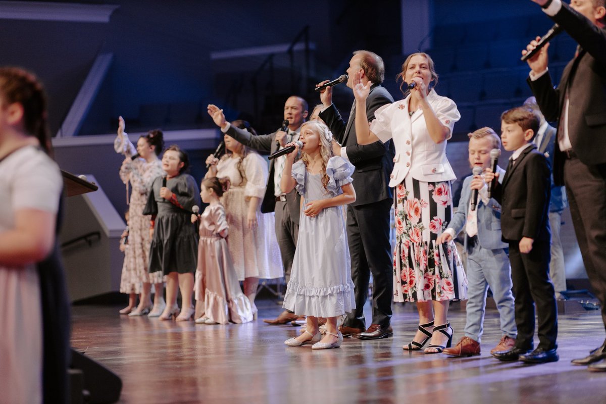 We loved seeing the children of our praise team lead us in worship. Our goal is to train them up in the way they should go! #FutureOfTheChurch