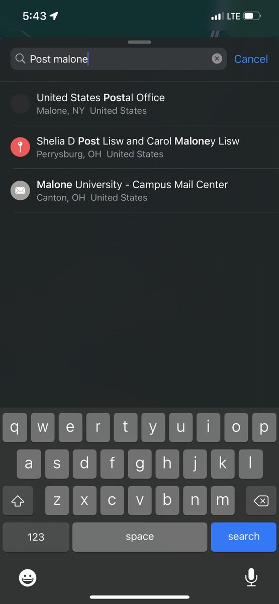 Ever been so high that you search your music on maps