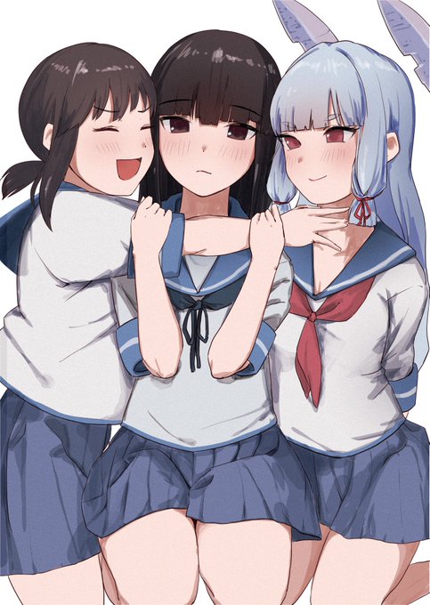 「murakumo (kancolle) multiple girls」Fan Art(Latest)