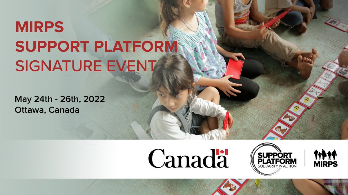 CanEmbMexico's tweet photo. #Canada is proud to chair the #MIRPS #SupportPlatform, bringing attn to forced displacement in Central America & 🇲🇽. Delegates are in #Ottawa for the Signature Event (#MIRPSSPSE) sharing best practices & promoting expanded admission channels for #refugees.
https://t.co/xw1LvNH7wE https://t.co/a0Bnk5axn0