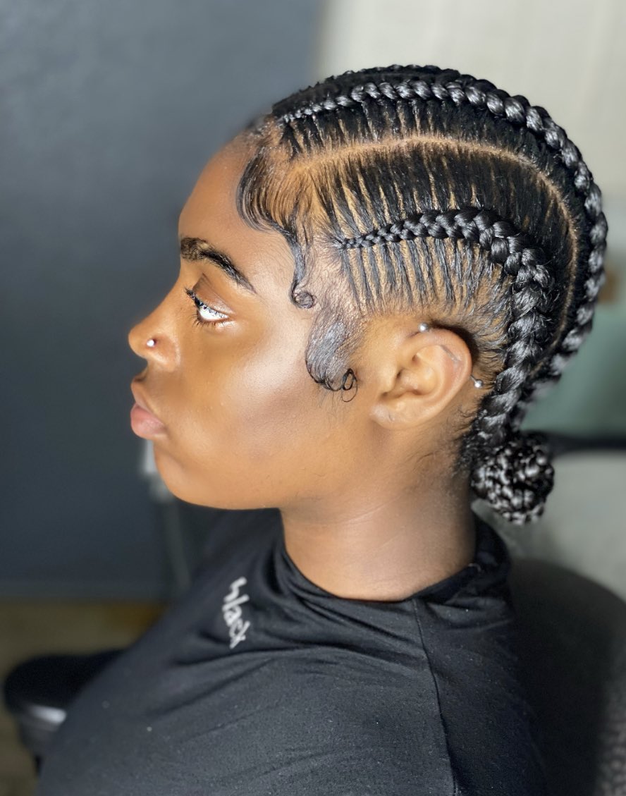 MadameRiche's tweet image. 🖤Stitch Braids🖤 with tha big baby hairzzzz!  This is her real hair btw.  Book me asap! Online madameriche.com #lahairstylist #labraider #stitchbraids #madamerichemasterpiece #stitchbraidsinla #braidersinla #lasalons #inglewoodbraiders #inglewoodhair