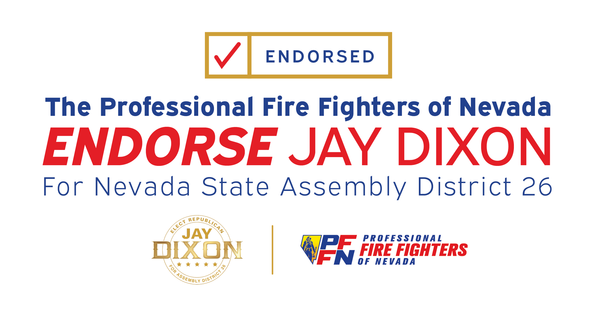 Jay Dixon on Twitter "Proud to receive the endorsement of the
