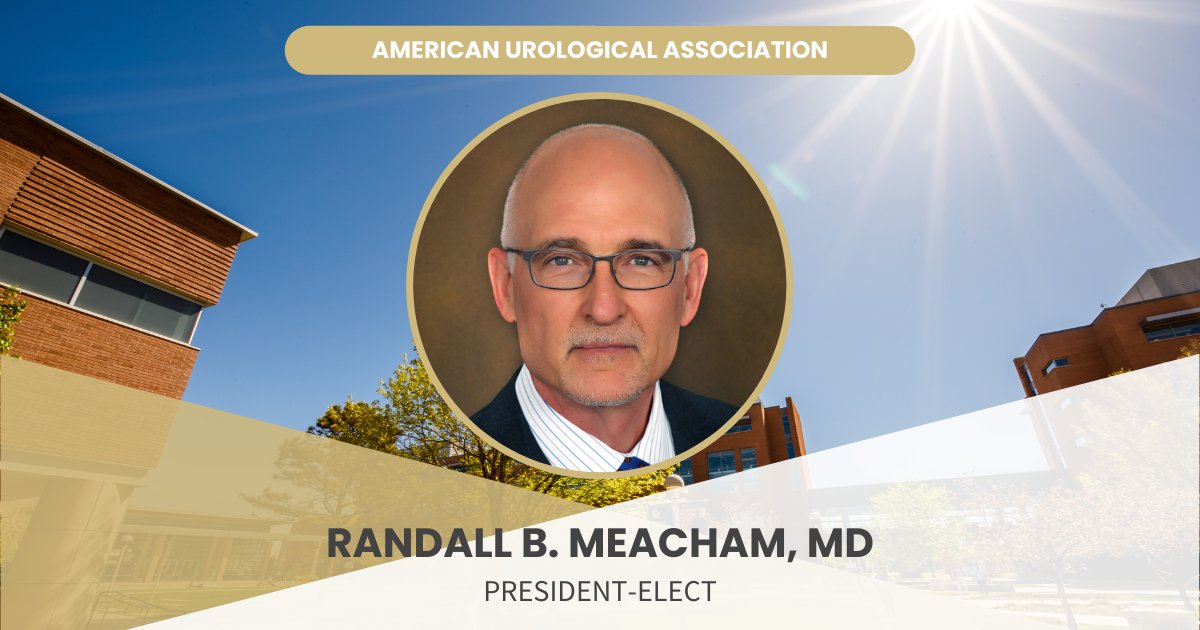 #Congratulations! Randall Meacham, MD, professor and executive vice chair of surgery and chief of @CU_Urology, has been named president-elect of the @AmerUrological. He will become president in May 2023.