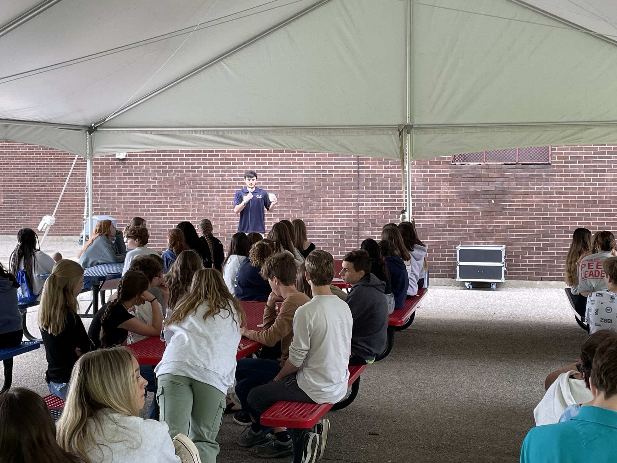 Mendham Football on Twitter: "@TristanCaminiti offering advice to the