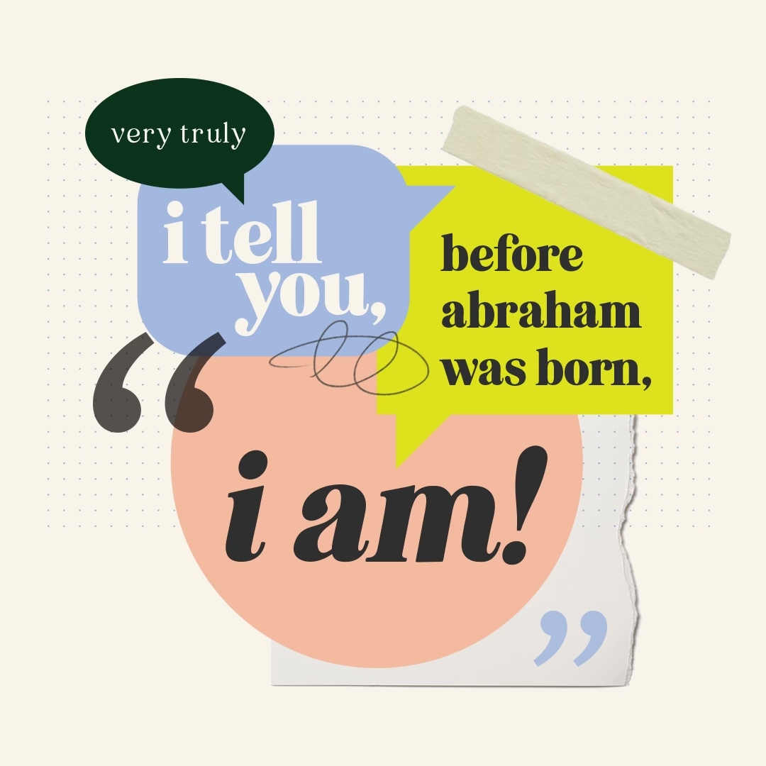“Very truly I tell you,” Jesus answered, “before Abraham was born, I am!” John 8:58

If you missed part 5 of Say What, check it out now! Link in bio!

#saywhat #hillsideonline