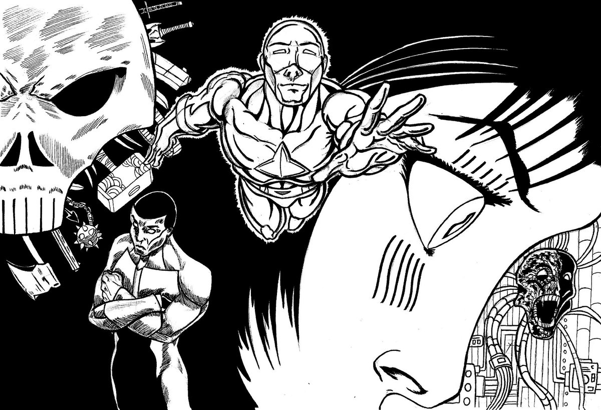 Pequenosiloe's tweet photo. eu aqui finalizando uma ilustração pro #Spanw aquela capa. encontrei essa do meu personagem Guerreiro da Luz. mas vamos em frente @Demonpuppy @Todd_McFarlane https://t.co/PdP496GAOi