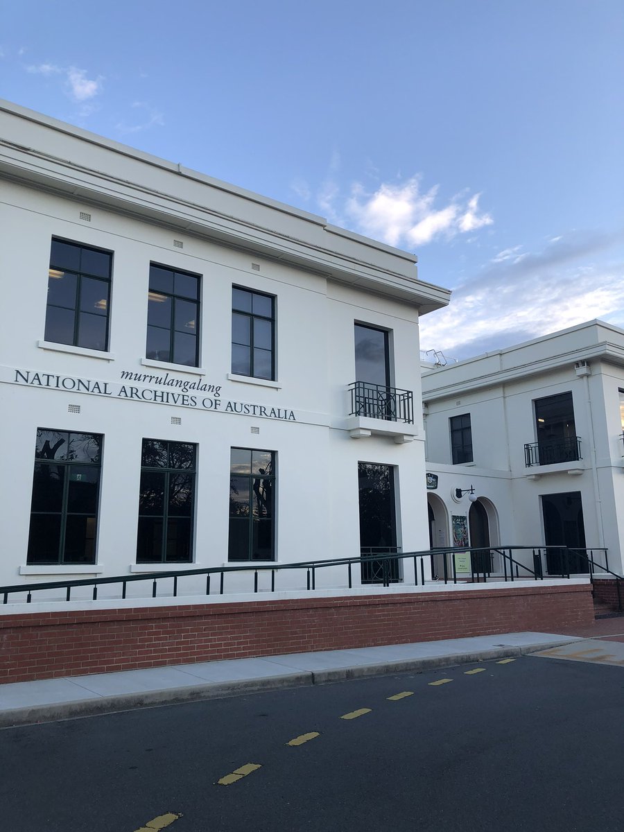 Commenced <a href="/naagovau/">National Archives of Australia</a> on Monday, wonderful first few days working at this amazing institution. Huge thanks to all the incredible staff for making me feel so welcome