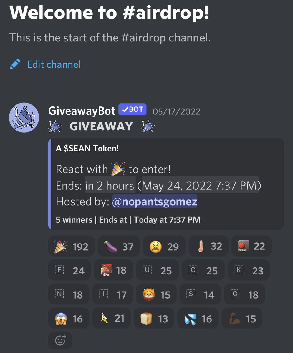 nopantsgomez's tweet image. Only 8 more 🎉 reacts until we hit 200 entries! Don’t miss out just because you EMOJI STINGY

Contest ends in 2 hours: discord.gg/smHc3XPVVV

#Seanies @SeaniesNFTs #solana #SolanaNFT