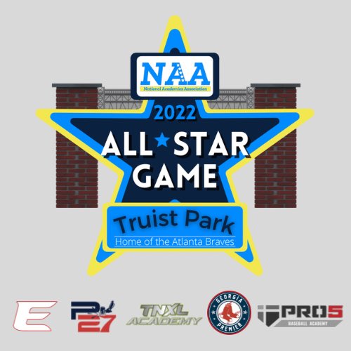 naaconference's tweet photo. Rosters to be released tonight at
9:00 p.m. EST #allstars #truistpark #starsareout #naaconference
@premier_sox @P27Blacksmiths @Pro5Baseball @TNXLAcademy @ESBAcademy https://t.co/8hElRABBvB