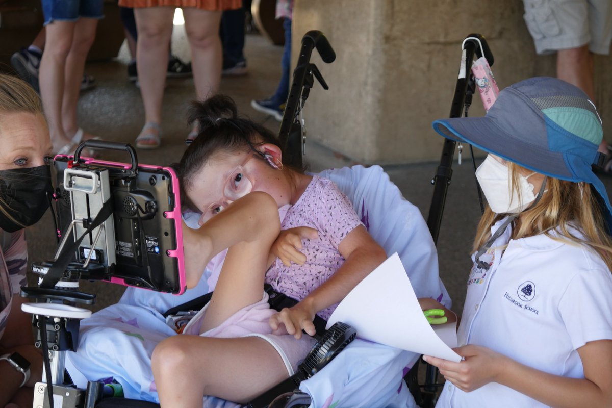 How do schools help students build &amp; belong in their local community? Today 3rd graders met in-person with year-long pen pals from nearby schools. We connected about the commonalities we've discovered through our letter-writing &amp; practiced inclusive play at a local park!