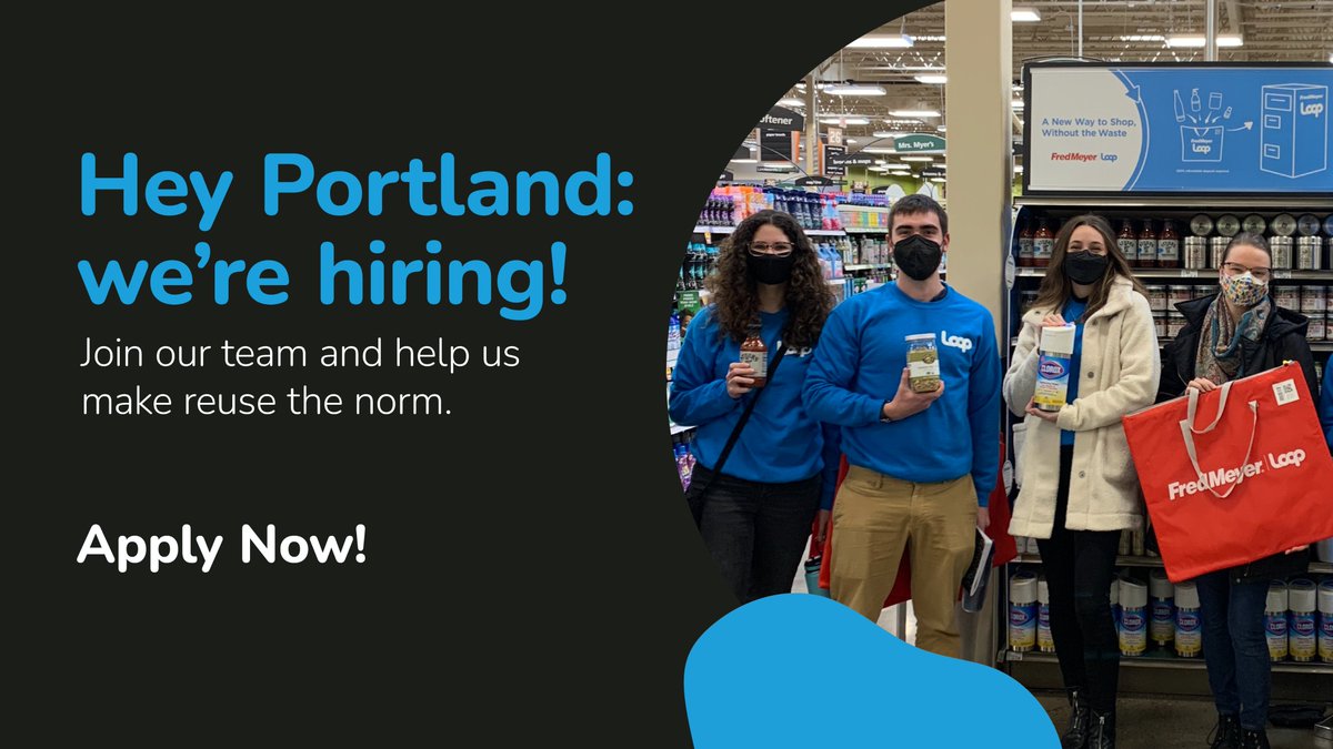 Hey #Portland! Here's your chance to turn your passion into #opportunity! Join the team and represent Loop in stores.

Interviews and offers happening NOW! Apply now @ tinyurl.com/loopambassador

#brandambassador #sustainability