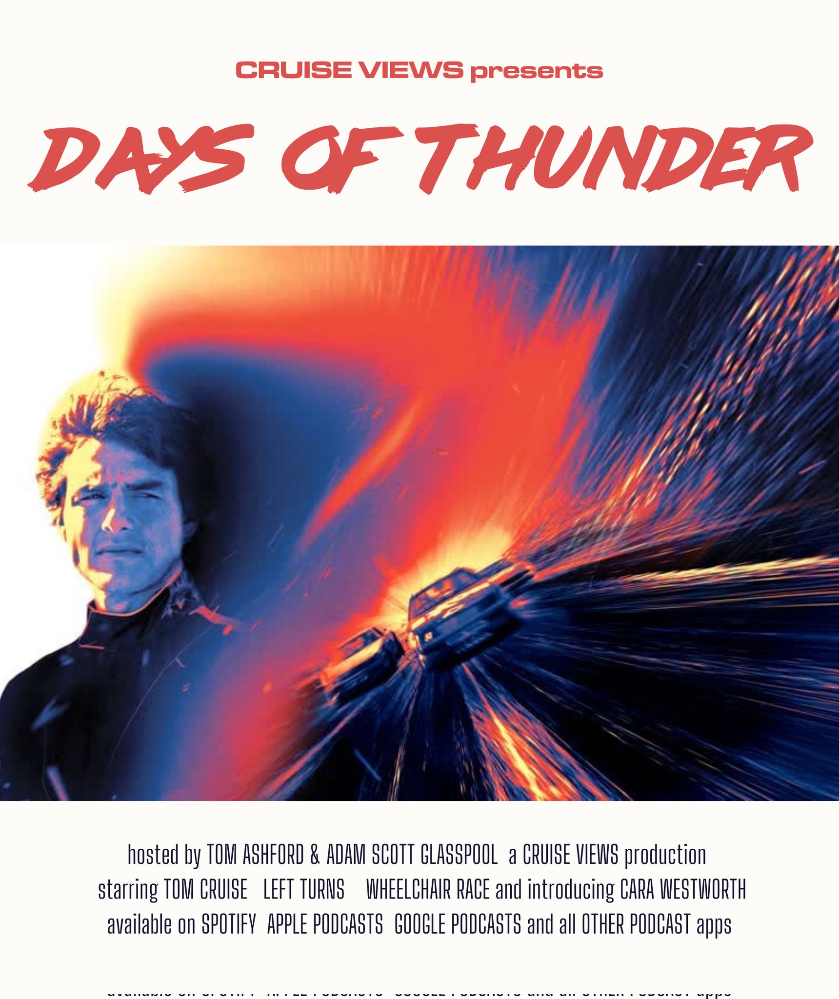 Days of thunder movie poster