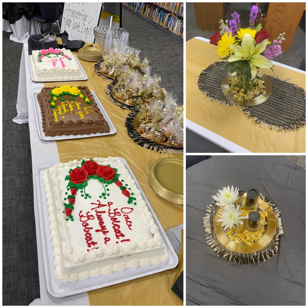 MelindaFortner's tweet photo. 🐾 Had a great time celebrating these @sbes_bobcats retirees this afternoon! 
♥️ We are so blessed to have had them at SBES and wish them all the very best. 
🐾 Congratulations, Suzanne Parham, Diane Jennette, Winnie Smith, and Sheryl Ridenour. https://t.co/GAUqW90eGR
