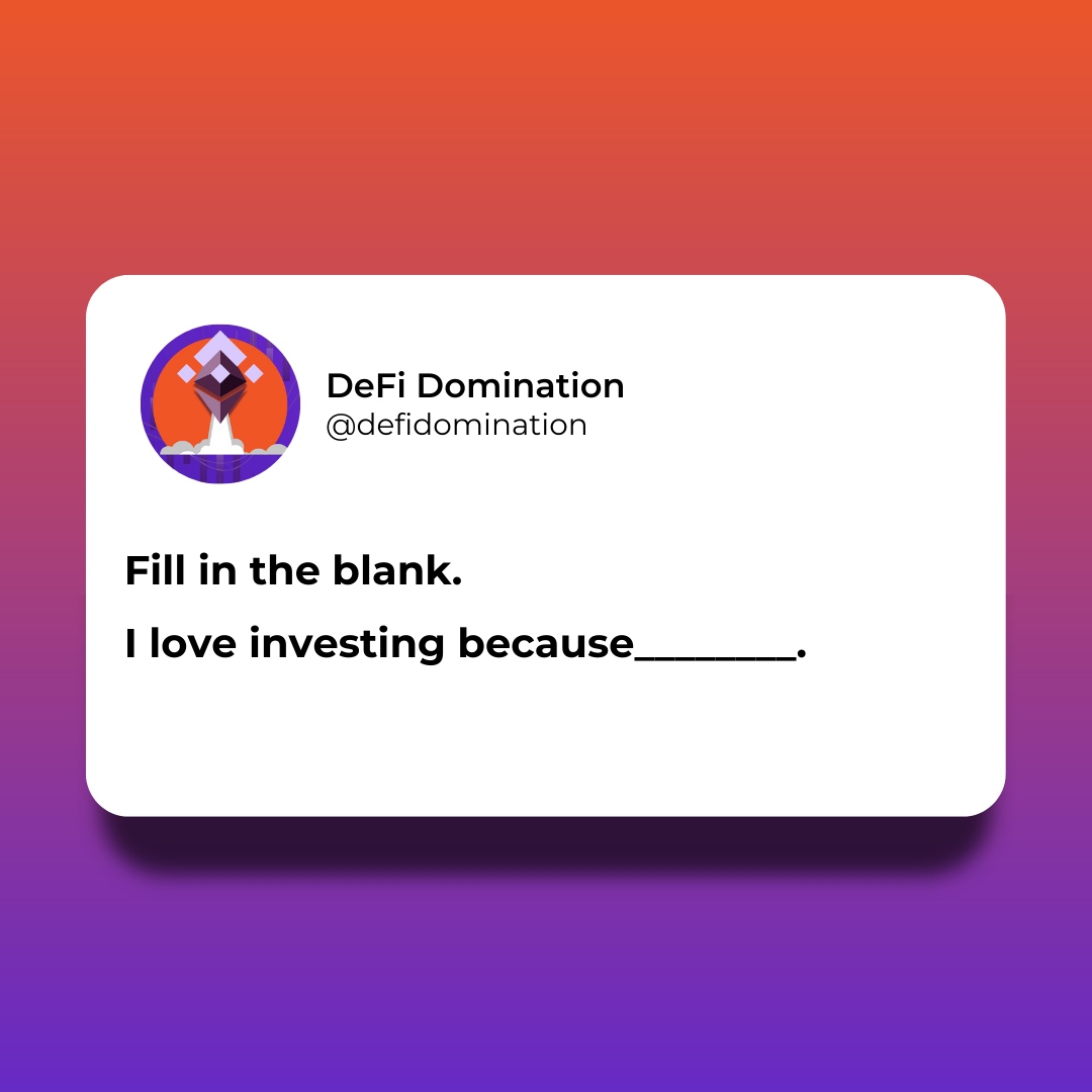 Are you investing for your retirement? Are you investing to beat inflation? 

There are so many benefits! 
Let us know why you love #investing!

Drop a comment below 👇