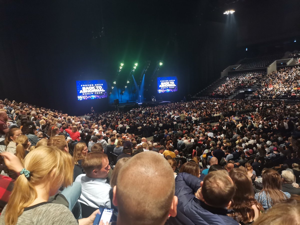 Thanks for a fantastic show <a href="/Trevornoah/">Trevor Noah</a>. Been waiting for this night since I got tickets for Xmas over 2 years ago. Had really high expectations and they were exceeded. #BackToAbnormalWorldTour