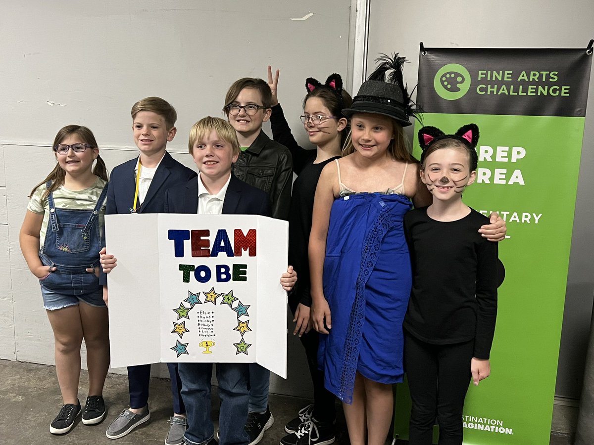 ThomasMeenah16's tweet photo. We did it!! This was the first year for this team to compete in Destination Imagination!   We one 1st at regionals. We one 6th at State level. Then we competed against the best teams from all over the world (40 teams) we placed 8th! https://t.co/eVlNv0BamX