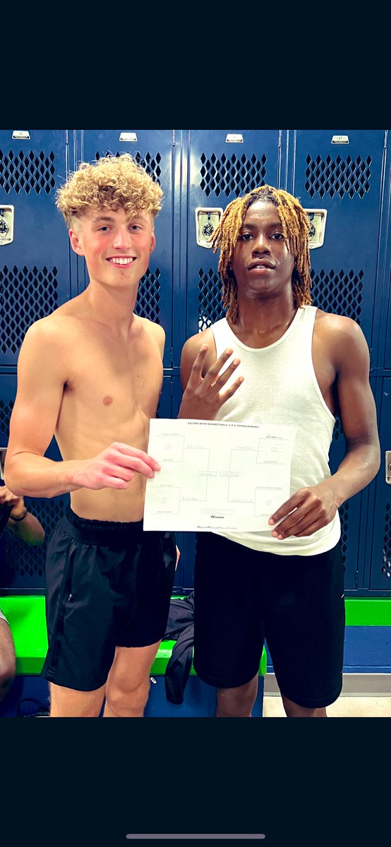 Congratulations to our 2 v 2 tournament champions