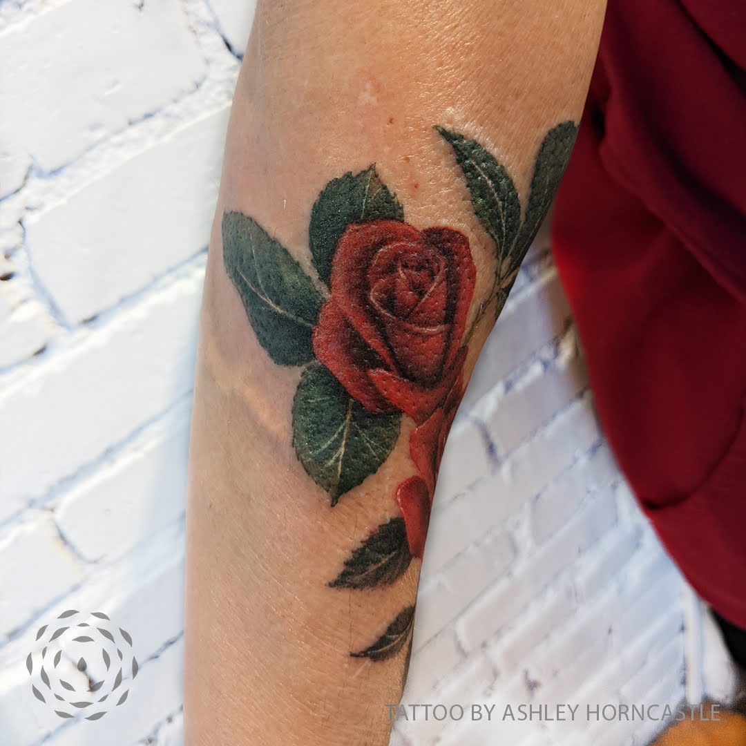 traditional rose tattoo by LianjMc on DeviantArt